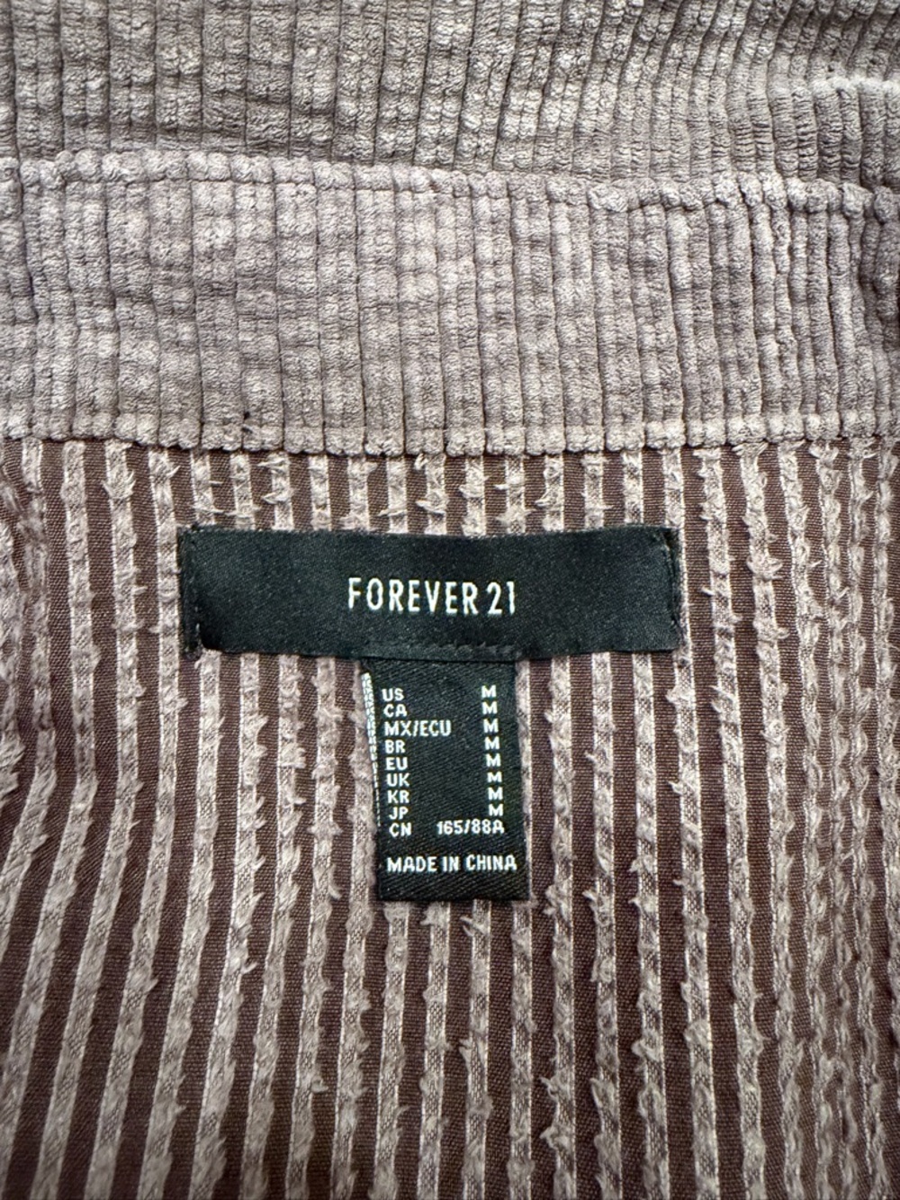 Over-sized Corduroy Jacket - Picture 4 of 4